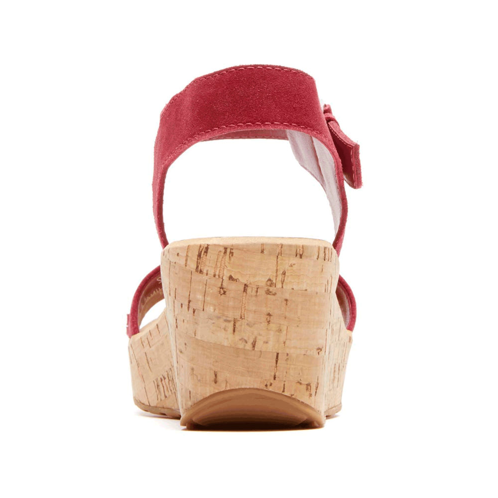 Rockport Singapore Womens Sandals - Weekend Casuals Lanea Quarter-Strap Red - YT7630528